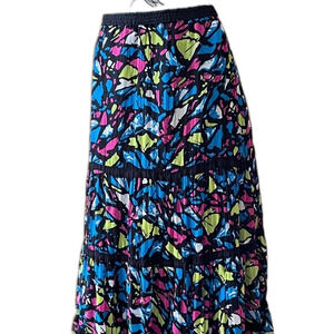 Vintage Multiples Maxi Broom Skirt Sz medium-large